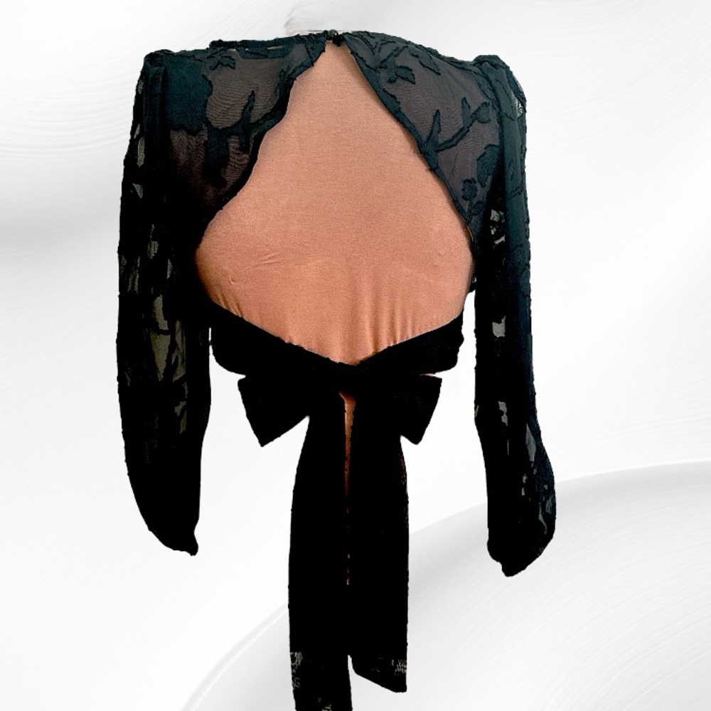 Backless Black Top - Picture 5 of 6